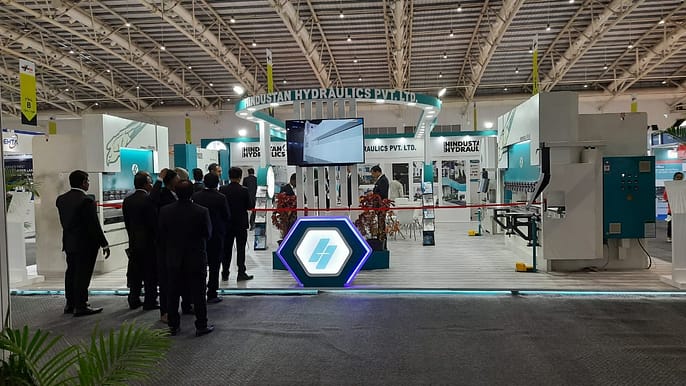 imtex 2024 stall design by pixalmate