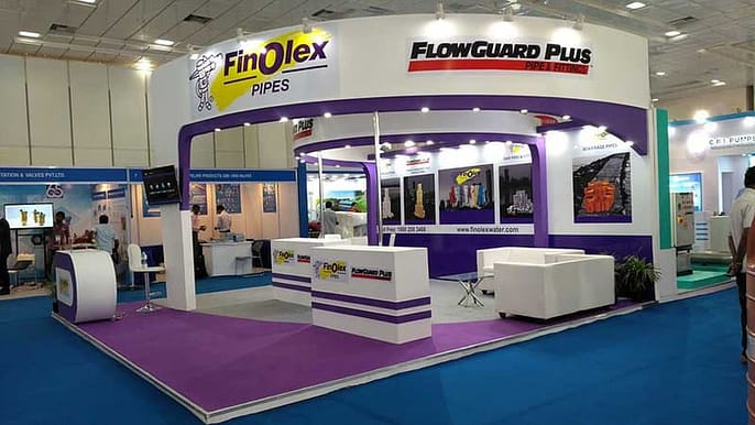 Eco-friendly stall design for Franchise India 2025